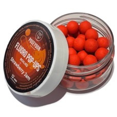 Бойлы Poseydon Pop-Ups Fluoro 10мм 25гр Strawberry Jam